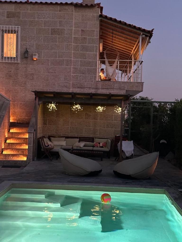Villa Agia Marina 5M Walk To The Beach With Private Pool מראה חיצוני תמונה