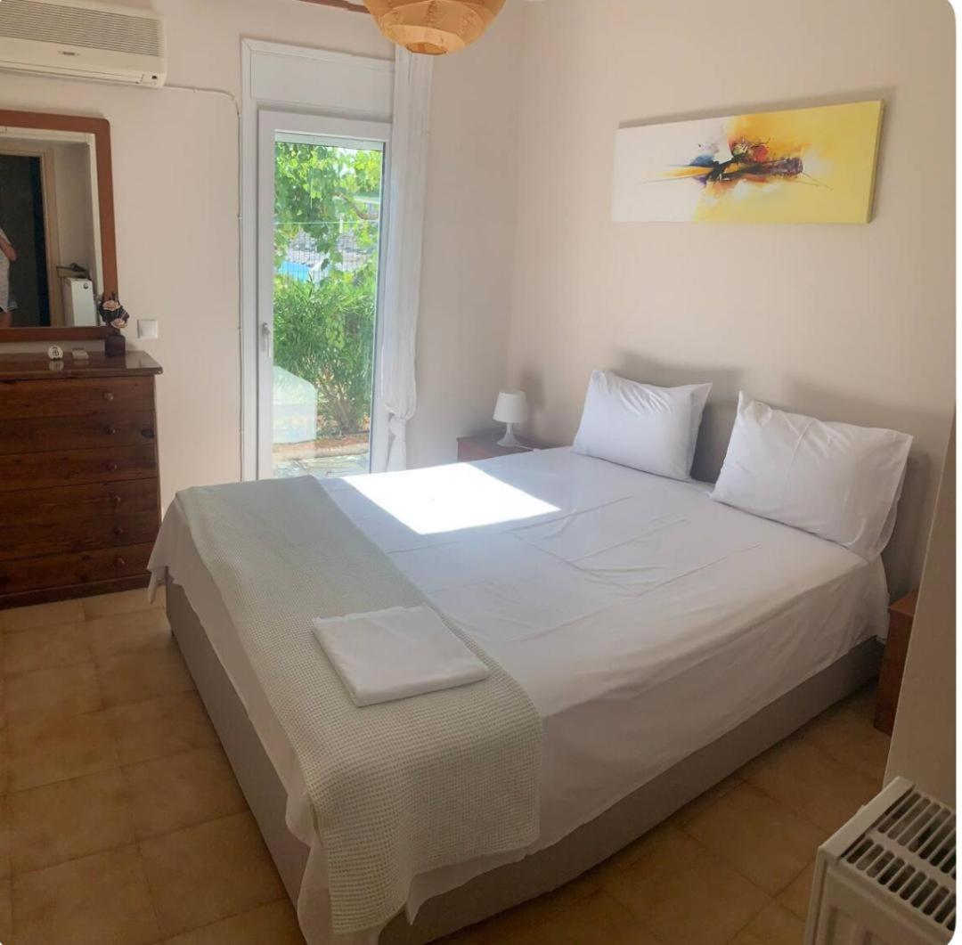 Villa Agia Marina 5M Walk To The Beach With Private Pool מראה חיצוני תמונה