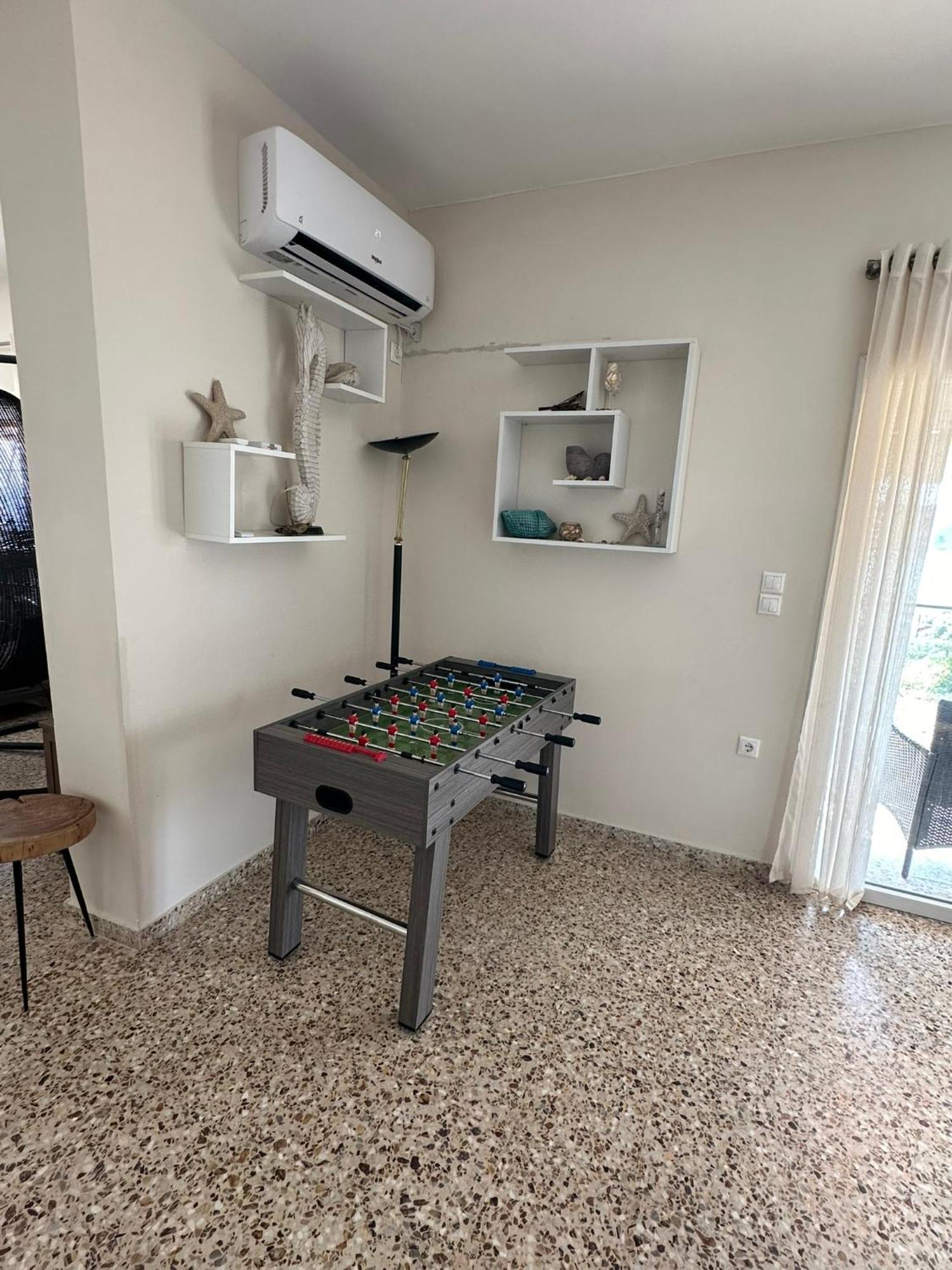 Villa Agia Marina 5M Walk To The Beach With Private Pool מראה חיצוני תמונה